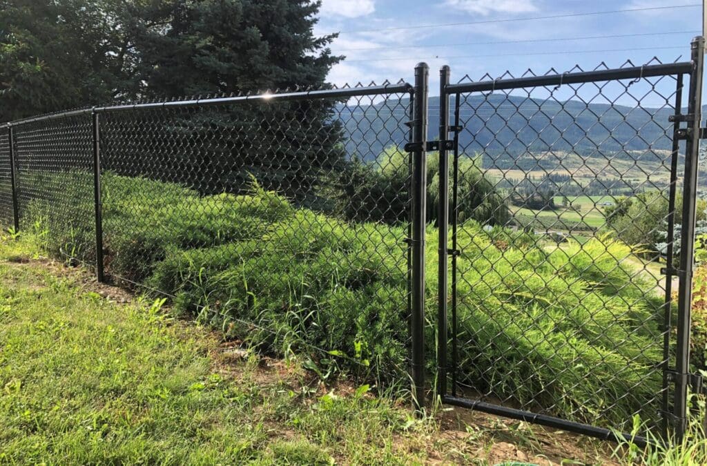 Read more on How Much Will My Fence Cost? Residential Black Chain Link in the Okanagan